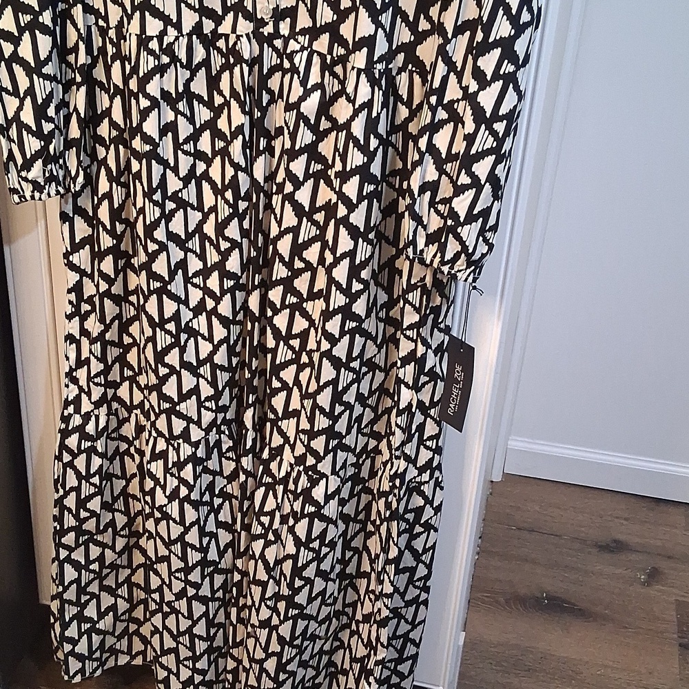 New! Rachel Zoe Abstract Print Maxi Dress - Picture 3 of 7